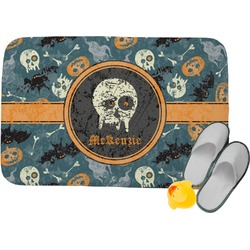Vintage / Grunge Halloween Memory Foam Bath Mat (Personalized)