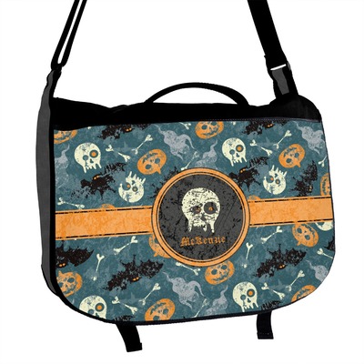 Vintage / Grunge Halloween Messenger Bag (Personalized)
