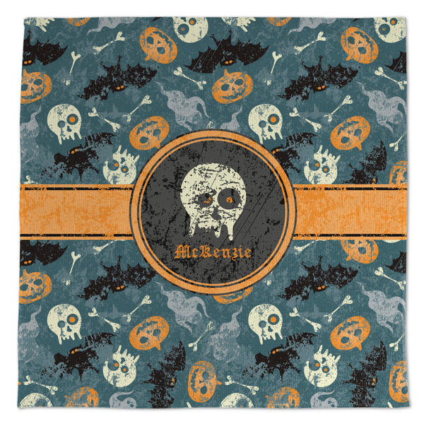 Custom Vintage / Grunge Halloween Microfiber Dish Towel (Personalized)
