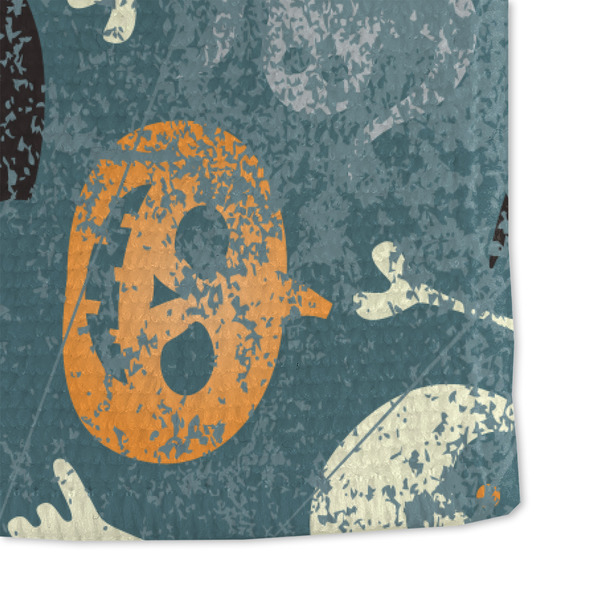 Vintage / Grunge Halloween Microfiber Dish Towel - DETAIL