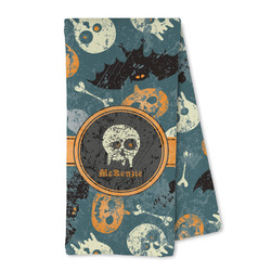 Vintage / Grunge Halloween Kitchen Towel - Microfiber (Personalized)