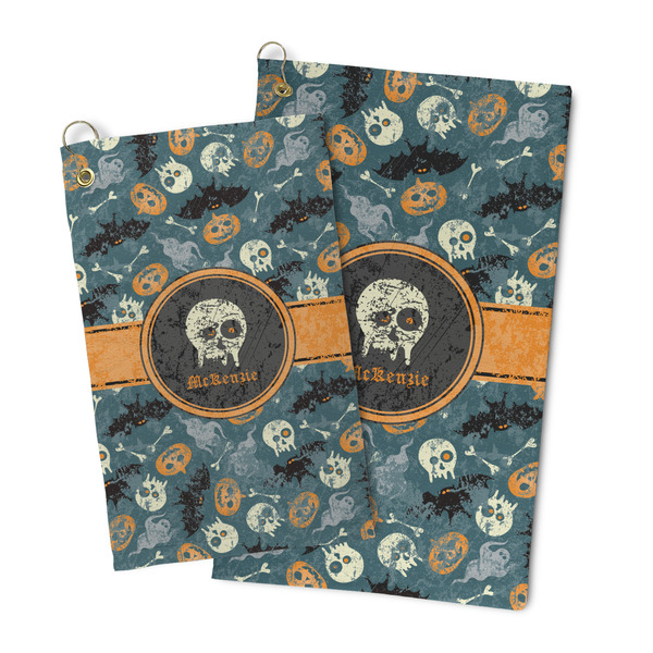 Vintage / Grunge Halloween Microfiber Golf Towel - PARENT/MAIN