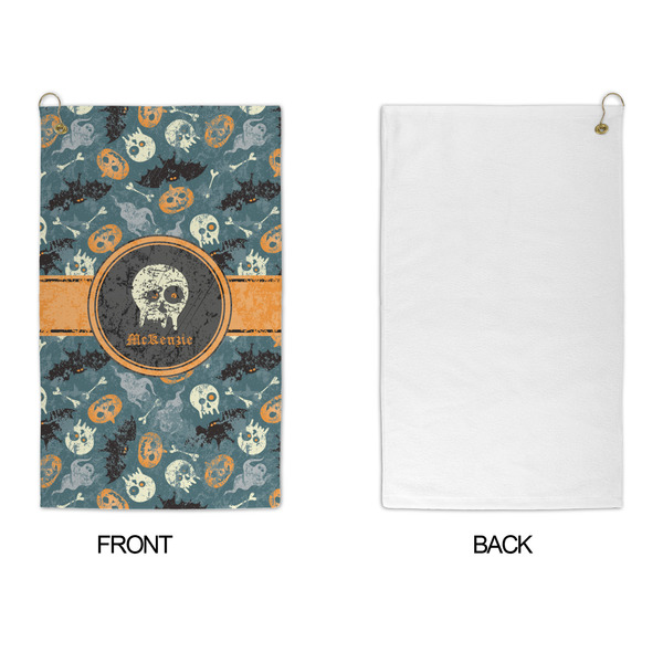 Vintage / Grunge Halloween Microfiber Golf Towels - APPROVAL