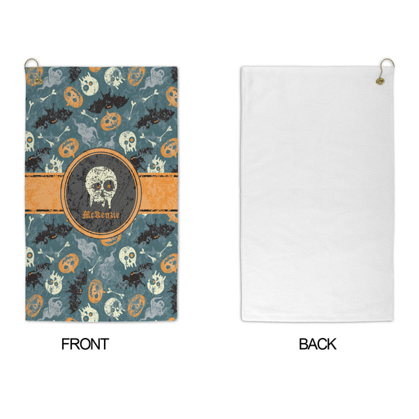 Vintage / Grunge Halloween Microfiber Golf Towels - APPROVAL