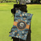 Vintage / Grunge Halloween Microfiber Golf Towels - Small - LIFESTYLE