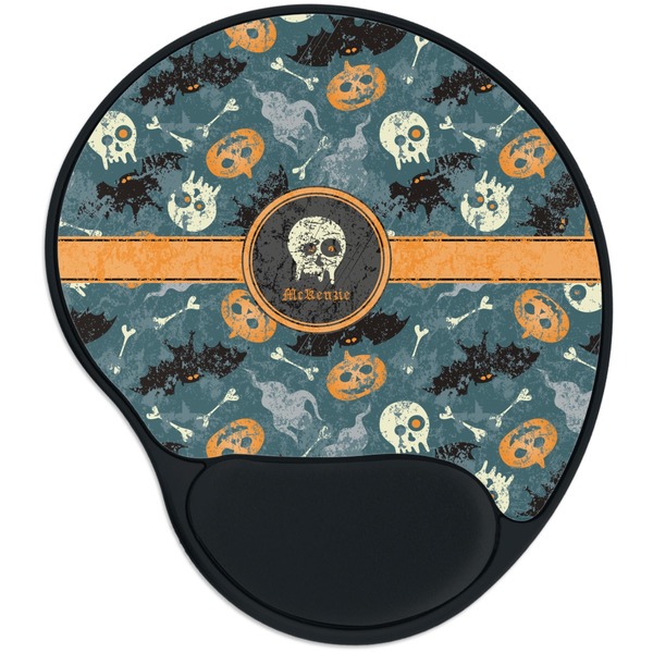 Custom Vintage / Grunge Halloween Mouse Pad with Wrist Support