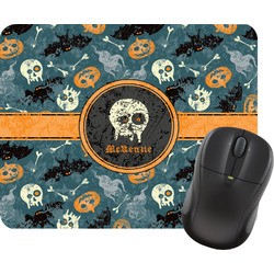 Vintage / Grunge Halloween Rectangular Mouse Pad (Personalized)