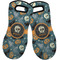 Vintage / Grunge Halloween Neoprene Oven Mitts - Set of 2 w/ Name or Text