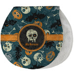 Vintage / Grunge Halloween Burp Pad - Velour w/ Name or Text