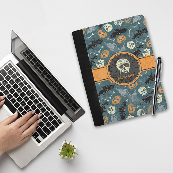 Vintage / Grunge Halloween Notebook Padfolio - LIFESTYLE (large)
