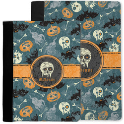 Vintage / Grunge Halloween Notebook Padfolio w/ Name or Text