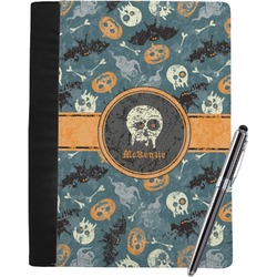 Vintage / Grunge Halloween Notebook Padfolio - Large w/ Name or Text