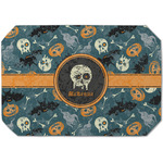 Vintage / Grunge Halloween Dining Table Mat - Octagon (Single-Sided) w/ Name or Text