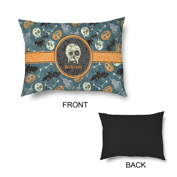 Vintage / Grunge Halloween Outdoor Dog Beds - Small - APPROVAL