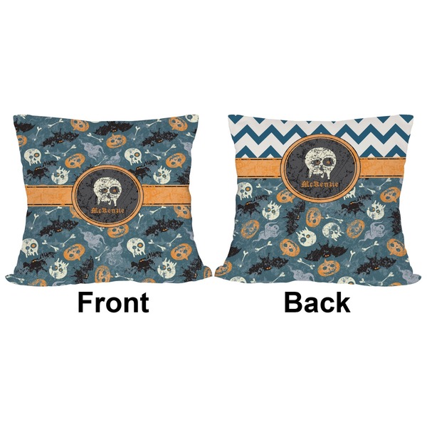 Vintage / Grunge Halloween Outdoor Pillow - 18x18