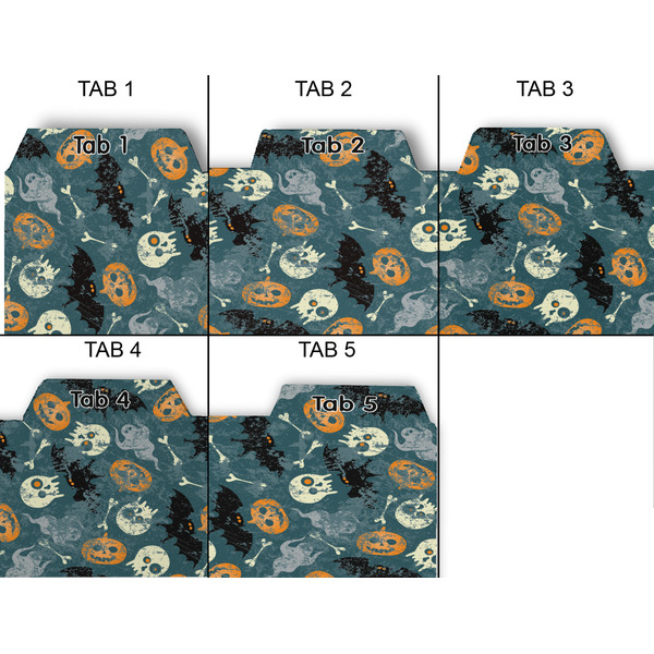 Vintage / Grunge Halloween Page Dividers - Set of 5 - Approval