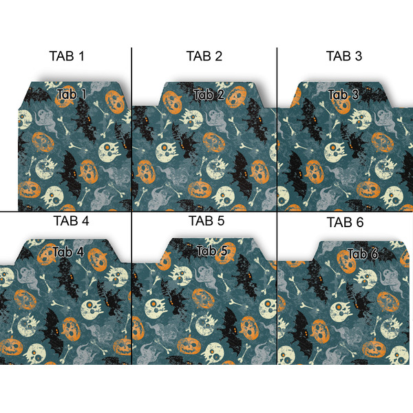 Vintage / Grunge Halloween Page Dividers - Set of 6 - Approval