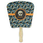Vintage / Grunge Halloween Paper Fan (Personalized)