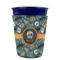 Vintage / Grunge Halloween Party Cup Sleeves - without bottom - FRONT (on cup)