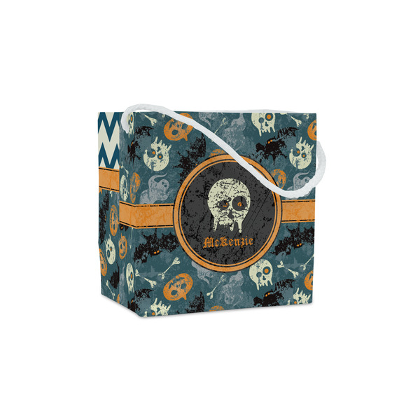Custom Vintage / Grunge Halloween Party Favor Gift Bags (Personalized)