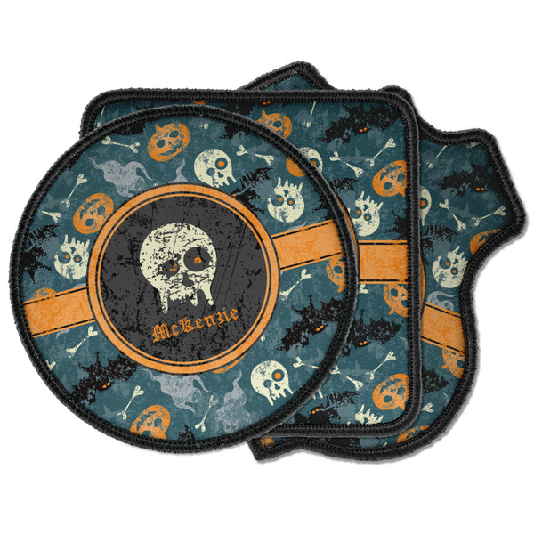 Custom Vintage / Grunge Halloween Iron on Patches (Personalized)