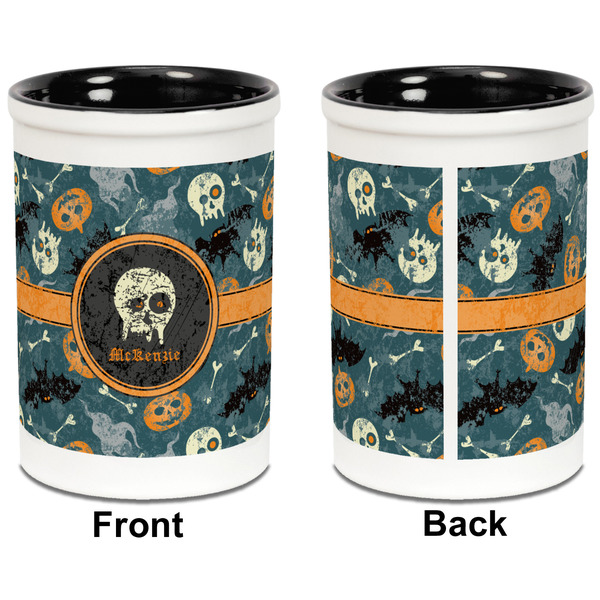 Vintage / Grunge Halloween Pencil Holder - Black - approval