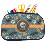 Vintage / Grunge Halloween Neoprene Pencil Case - Medium w/ Name or Text