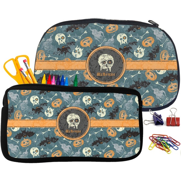 Vintage / Grunge Halloween Pencil / School Supplies Bags Small and Medium