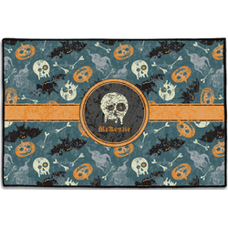 Vintage / Grunge Halloween Door Mat - 36"x24" (Personalized)