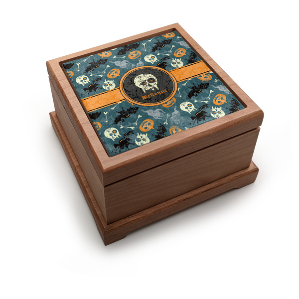 Custom Vintage / Grunge Halloween Pet Urn w/ Name or Text