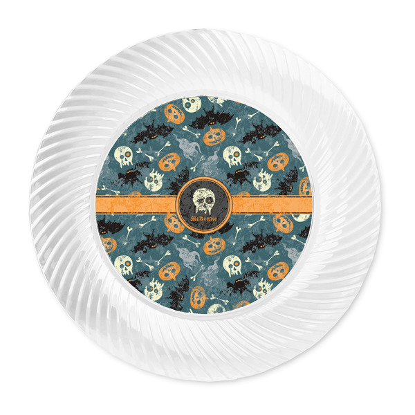 Vintage / Grunge Halloween Plastic Party Dinner Plates - Approval