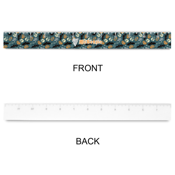 Vintage / Grunge Halloween Plastic Ruler - 12" - APPROVAL
