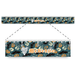 Vintage / Grunge Halloween Plastic Ruler - 12" (Personalized)