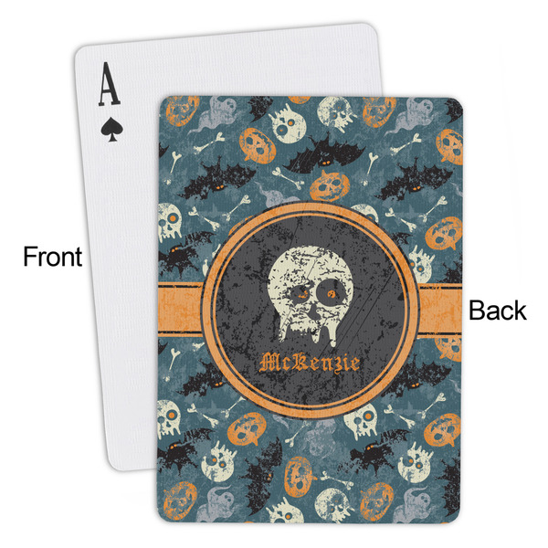 Vintage / Grunge Halloween Playing Cards - Approval