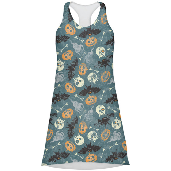 Custom Vintage / Grunge Halloween Racerback Dress - X Large