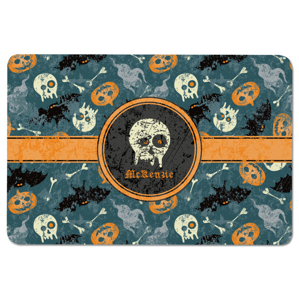 Vintage / Grunge Halloween Rectangular Fridge Magnet - FRONT
