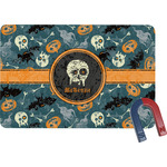 Vintage / Grunge Halloween Rectangular Fridge Magnet (Personalized)