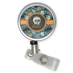 Vintage / Grunge Halloween Retractable Badge Reel (Personalized)