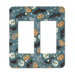 Vintage / Grunge Halloween Rocker Style Light Switch Cover - Two Switch
