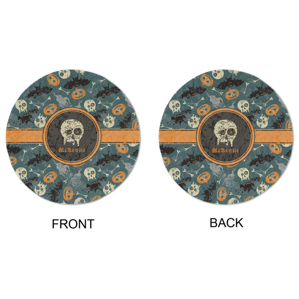 Vintage / Grunge Halloween Round Linen Placemats - APPROVAL (double sided)