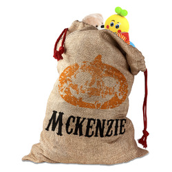Vintage / Grunge Halloween Santa Sack (Personalized)