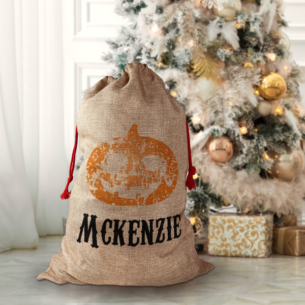 Vintage / Grunge Halloween Santa Bag - Lifestyle