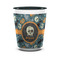 Vintage / Grunge Halloween Shot Glass - Two Tone - FRONT