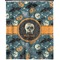 Vintage / Grunge Halloween Extra Long Shower Curtain - 70"x84" (Personalized)