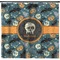 Vintage / Grunge Halloween Shower Curtain (Personalized) (Non-Approval)