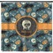 Vintage / Grunge Halloween Shower Curtain - 71" x 74" (Personalized)