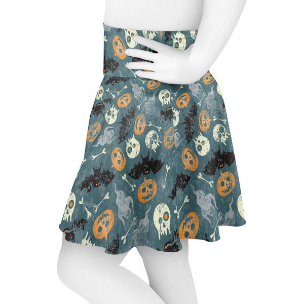 Vintage / Grunge Halloween Skater Skirt - Side