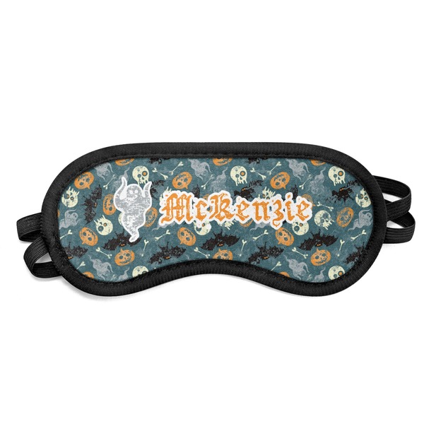 Custom Vintage / Grunge Halloween Sleeping Eye Mask - Small (Personalized)