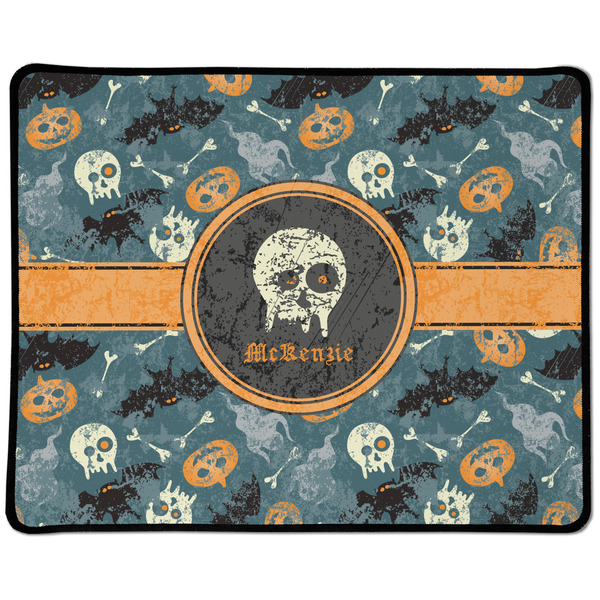 Custom Vintage / Grunge Halloween Large Gaming Mouse Pad - 12.5" x 10" (Personalized)