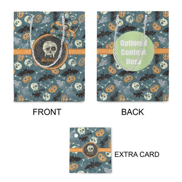 Vintage / Grunge Halloween Small Gift Bag - Approval